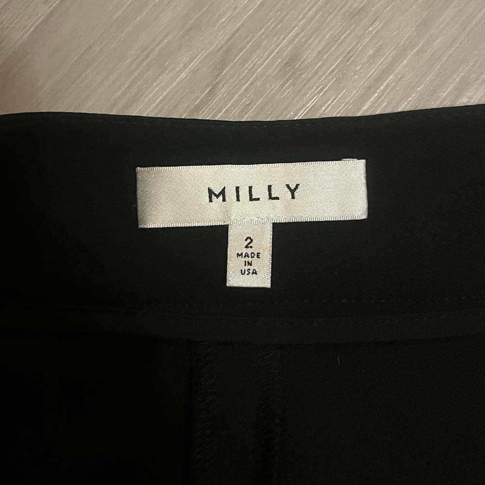 Milly High Waisted Black Trousers - Picture 5 of 9